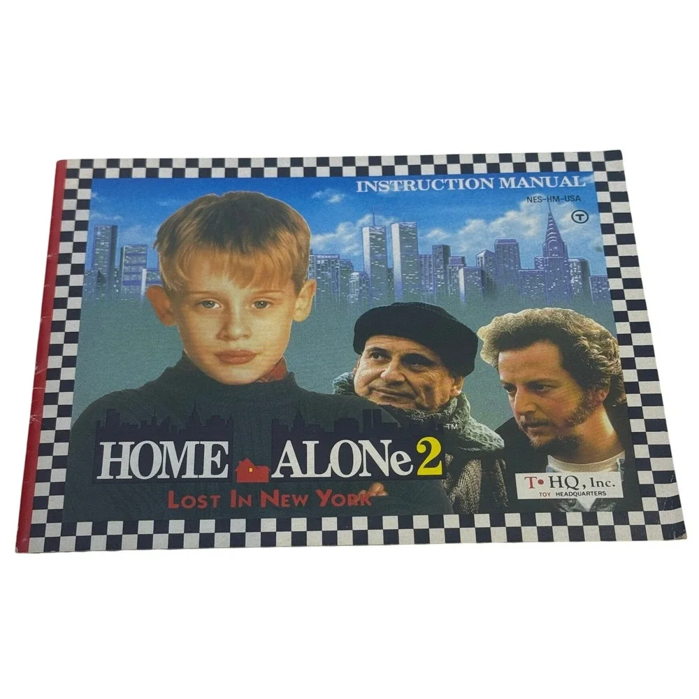 Home Alone 2 Lost In New York Nintendo NES Video Game Boxed T-HQ 1992